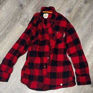 Field & Stream Red and Black Checkered Shirt